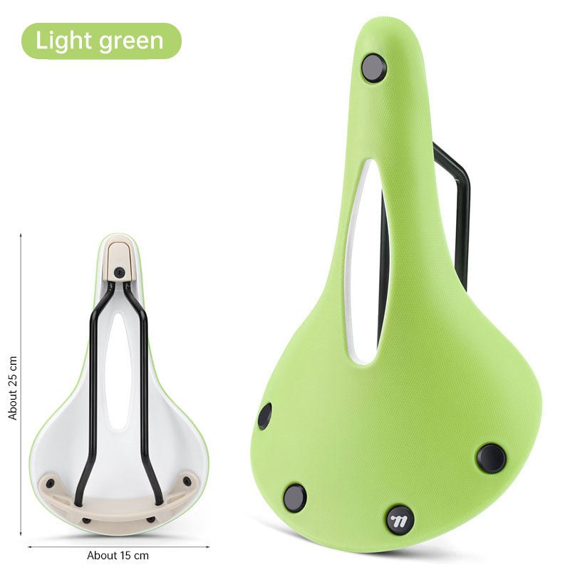 Retro Bicycle Saddle: Wear-resistant, Anti-slip, Multicolor Hollow Cushion – for Road Bikes, BMX, MTB, Touring - Outdoors & Sports Tinker Time