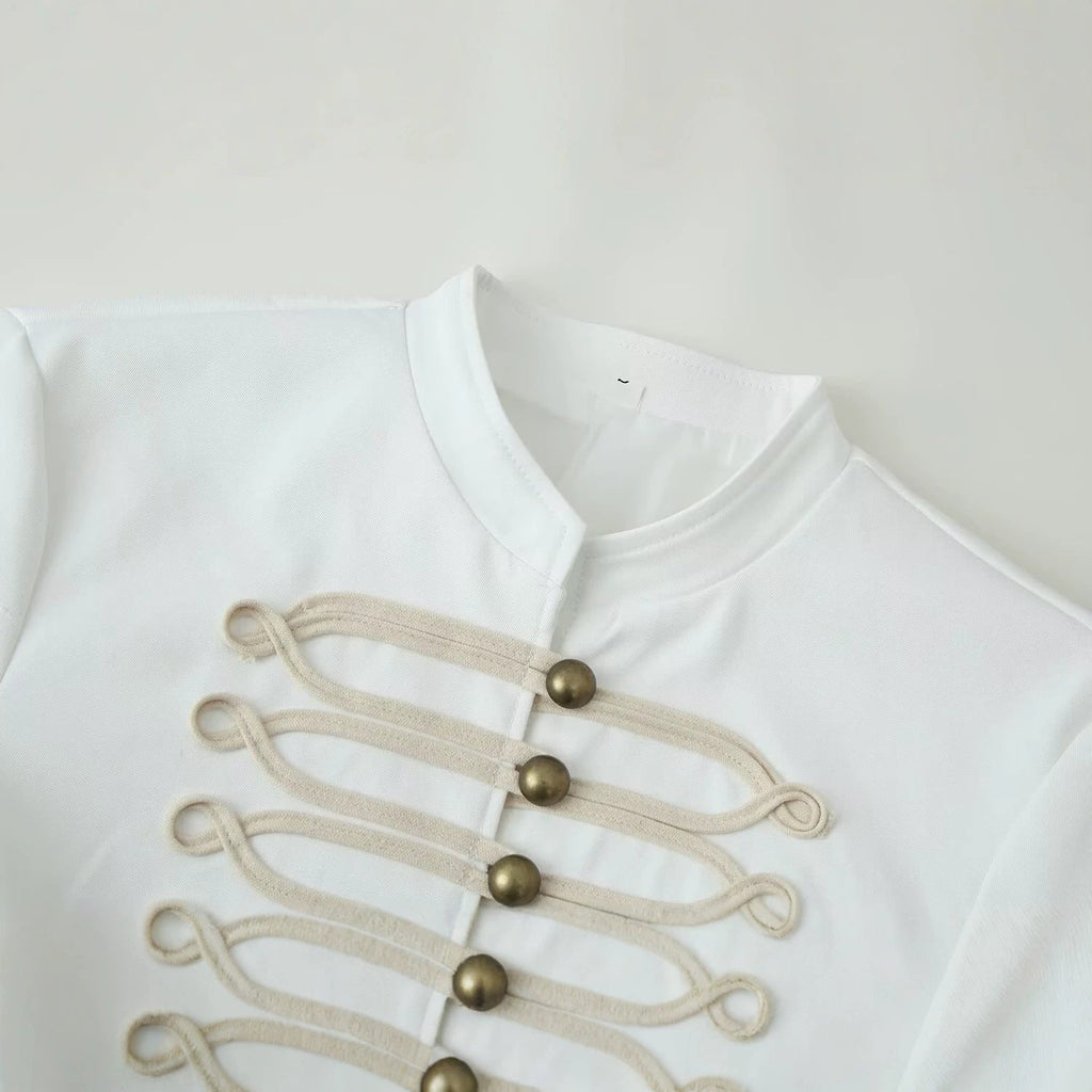 Rope knot decorative stand collar jacket - Outdoors & Sports Tinker Time
