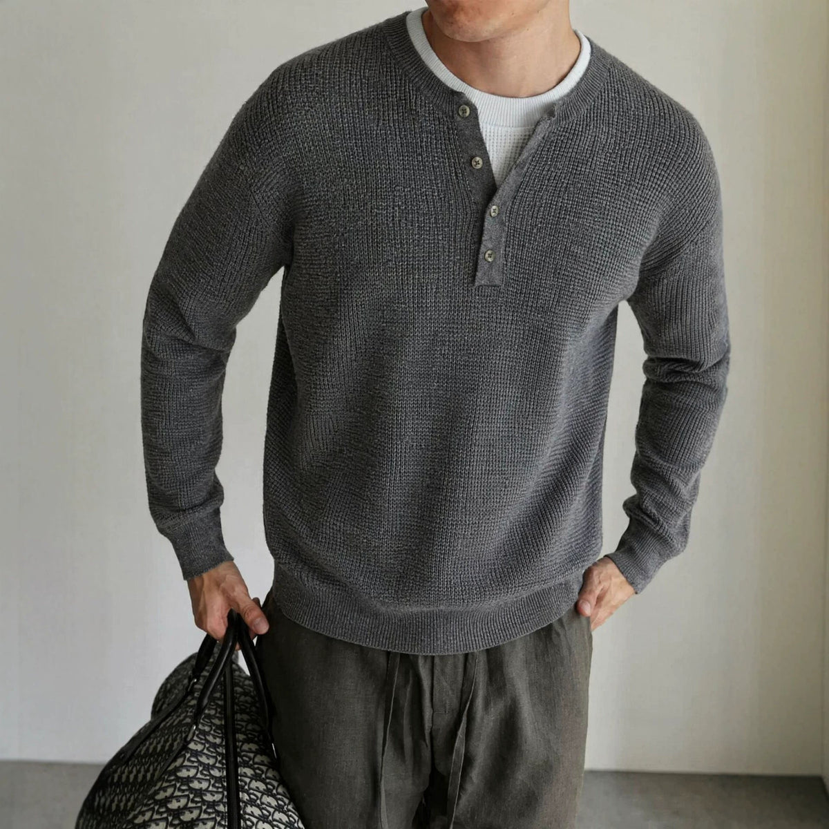 Round neck long sleeved pullover sweater - Outdoors & Sports Tinker Time