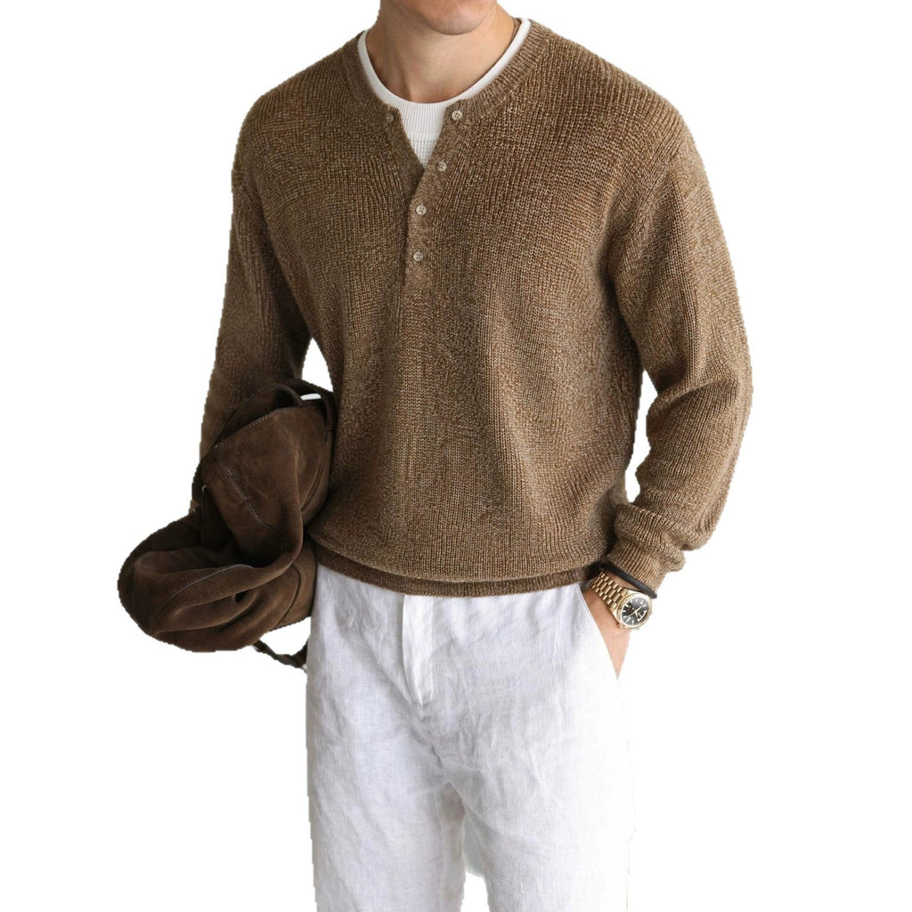 Round neck long sleeved pullover sweater - Outdoors & Sports Tinker Time