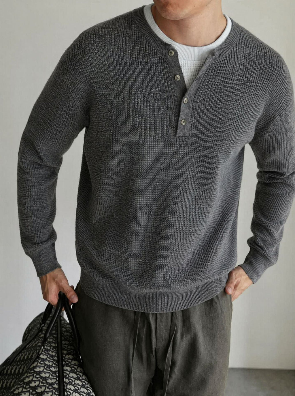 Round neck long sleeved pullover sweater - Outdoors & Sports Tinker Time