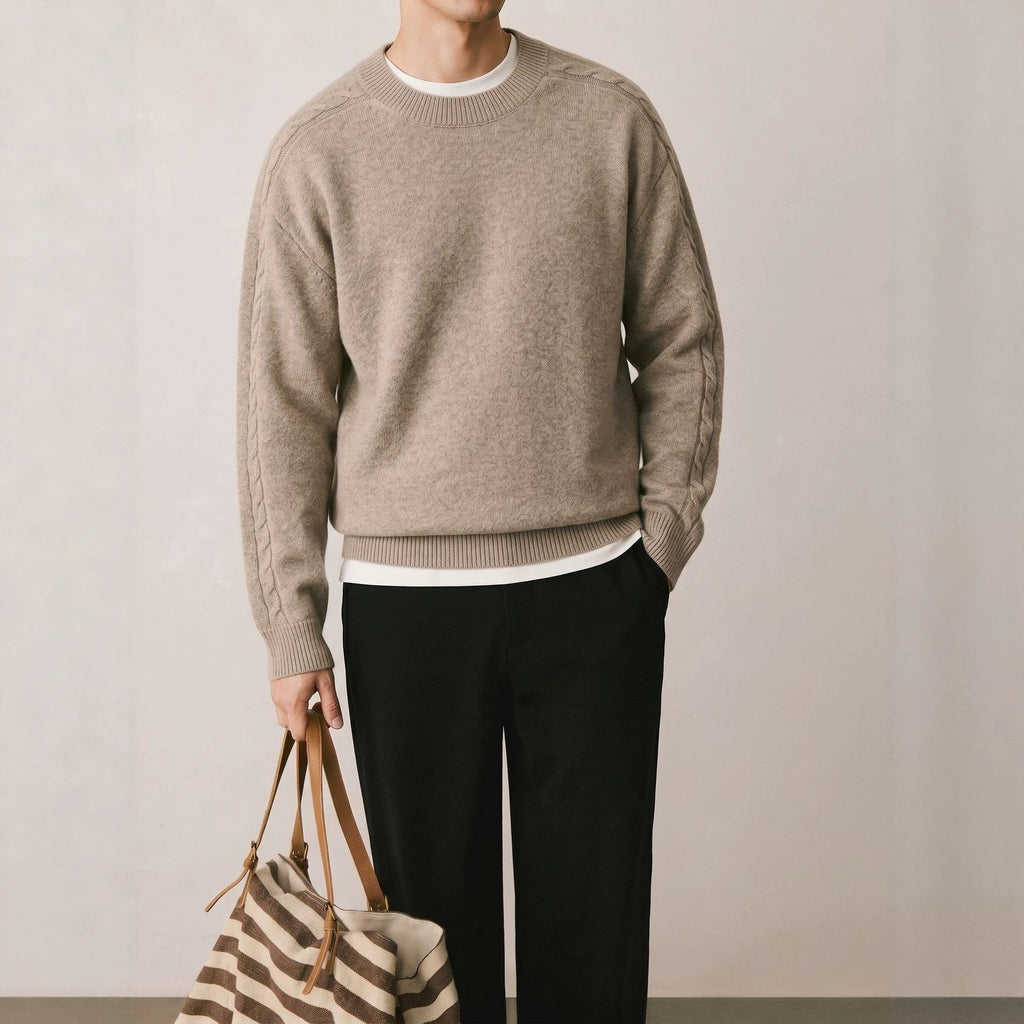 Round neck long sleeved sweater - Outdoors & Sports Tinker Time