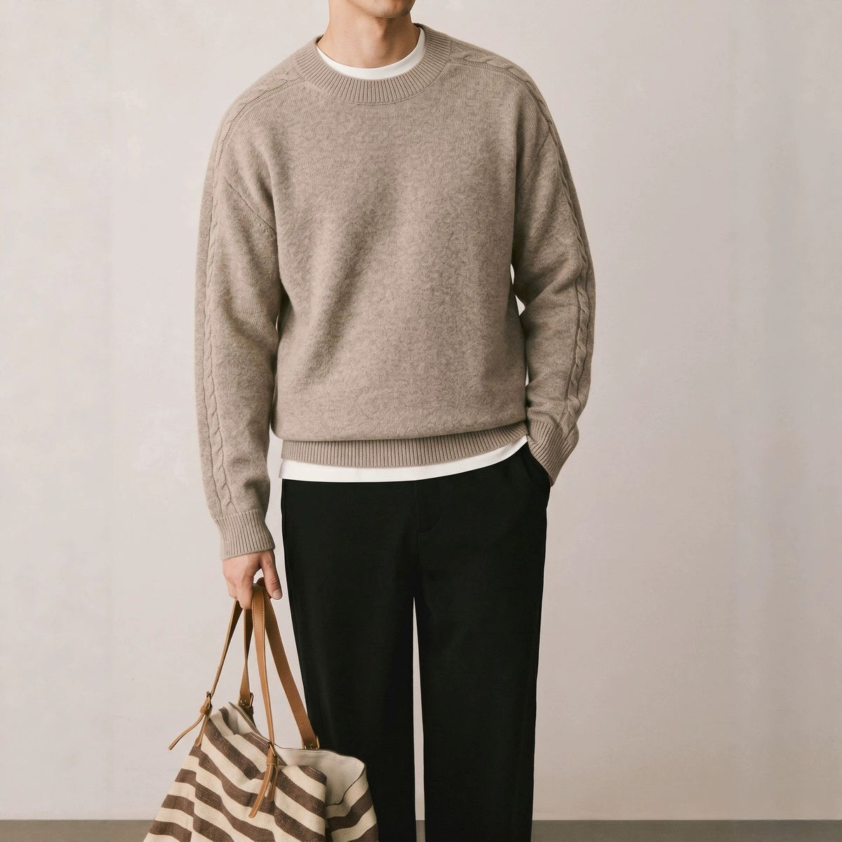 Round neck long sleeved sweater - Outdoors & Sports Tinker Time