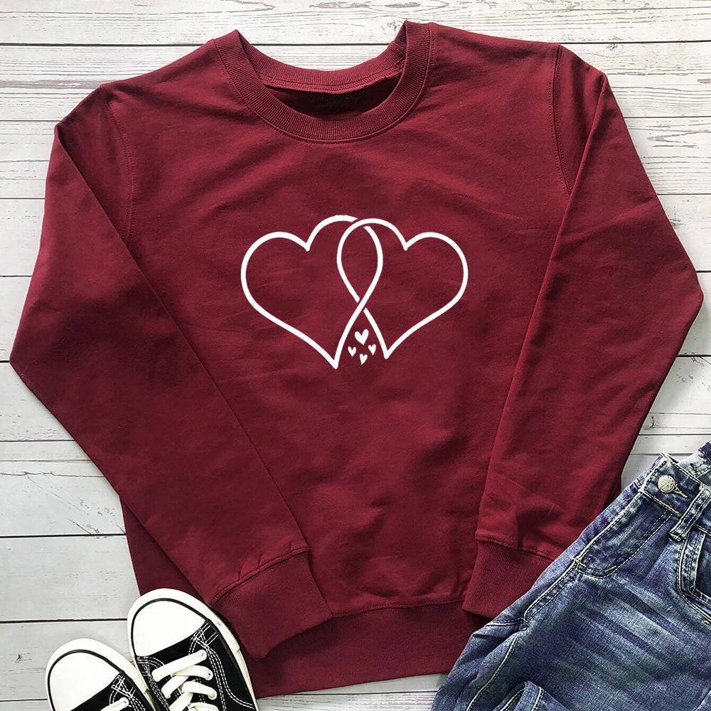 Round neck loose fitting long sleeved sweatshirt - Outdoors & Sports Tinker Time