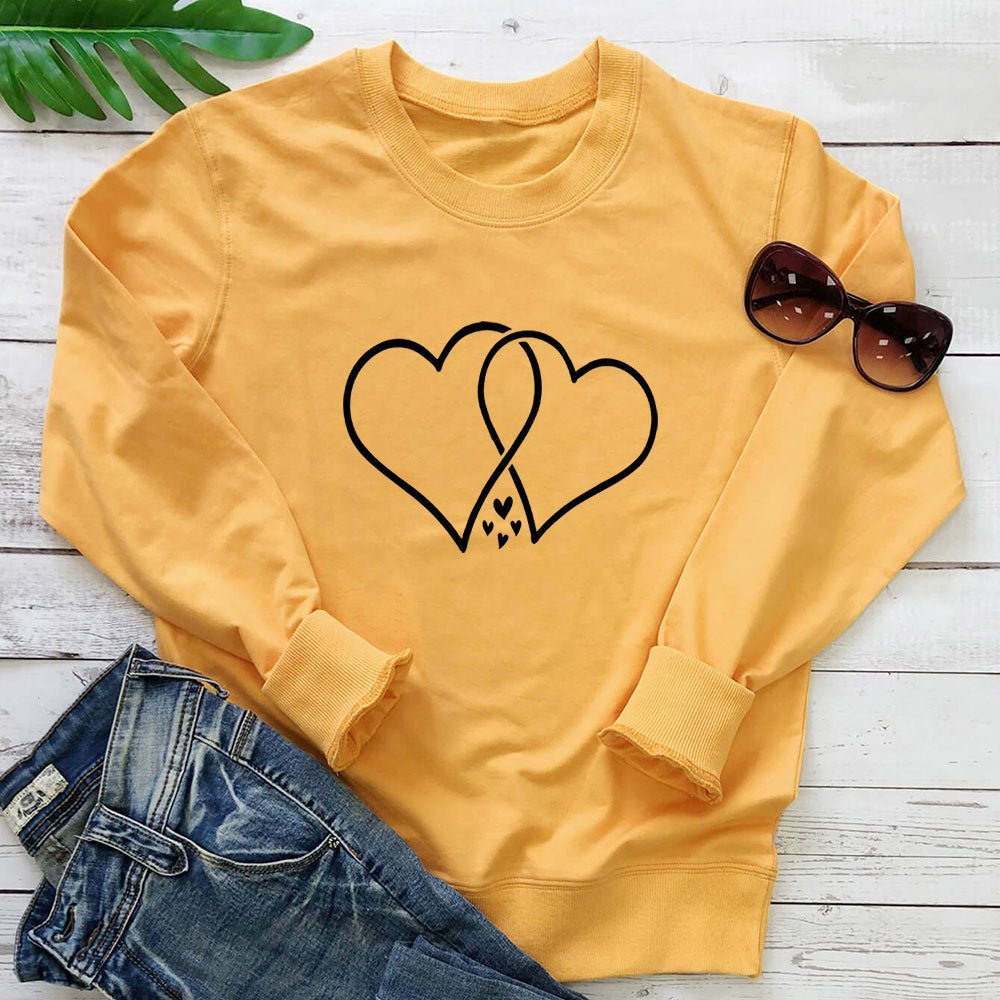 Round neck loose fitting long sleeved sweatshirt - Outdoors & Sports Tinker Time