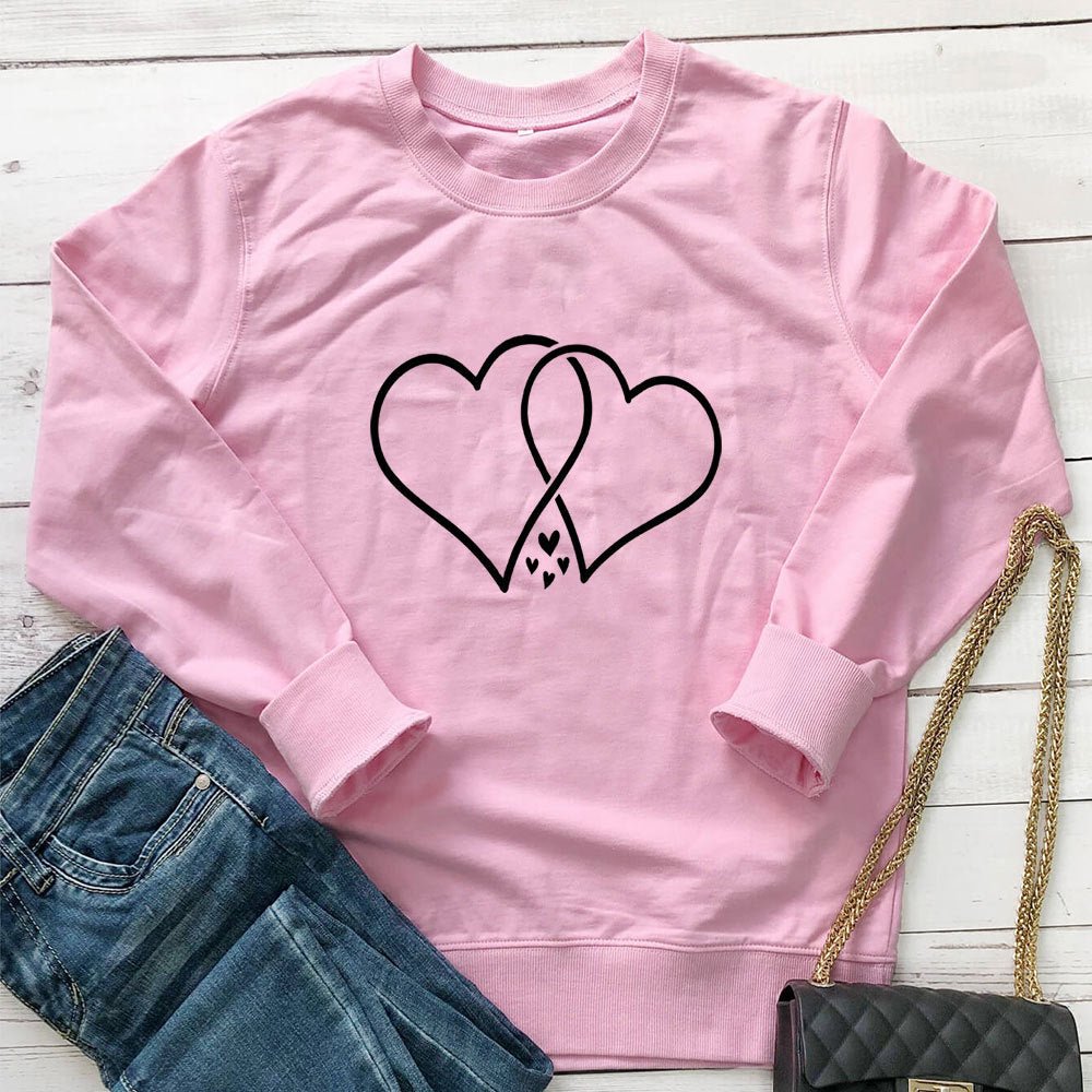 Round neck loose fitting long sleeved sweatshirt - Outdoors & Sports Tinker Time