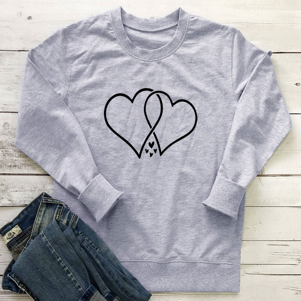 Round neck loose fitting long sleeved sweatshirt - Outdoors & Sports Tinker Time