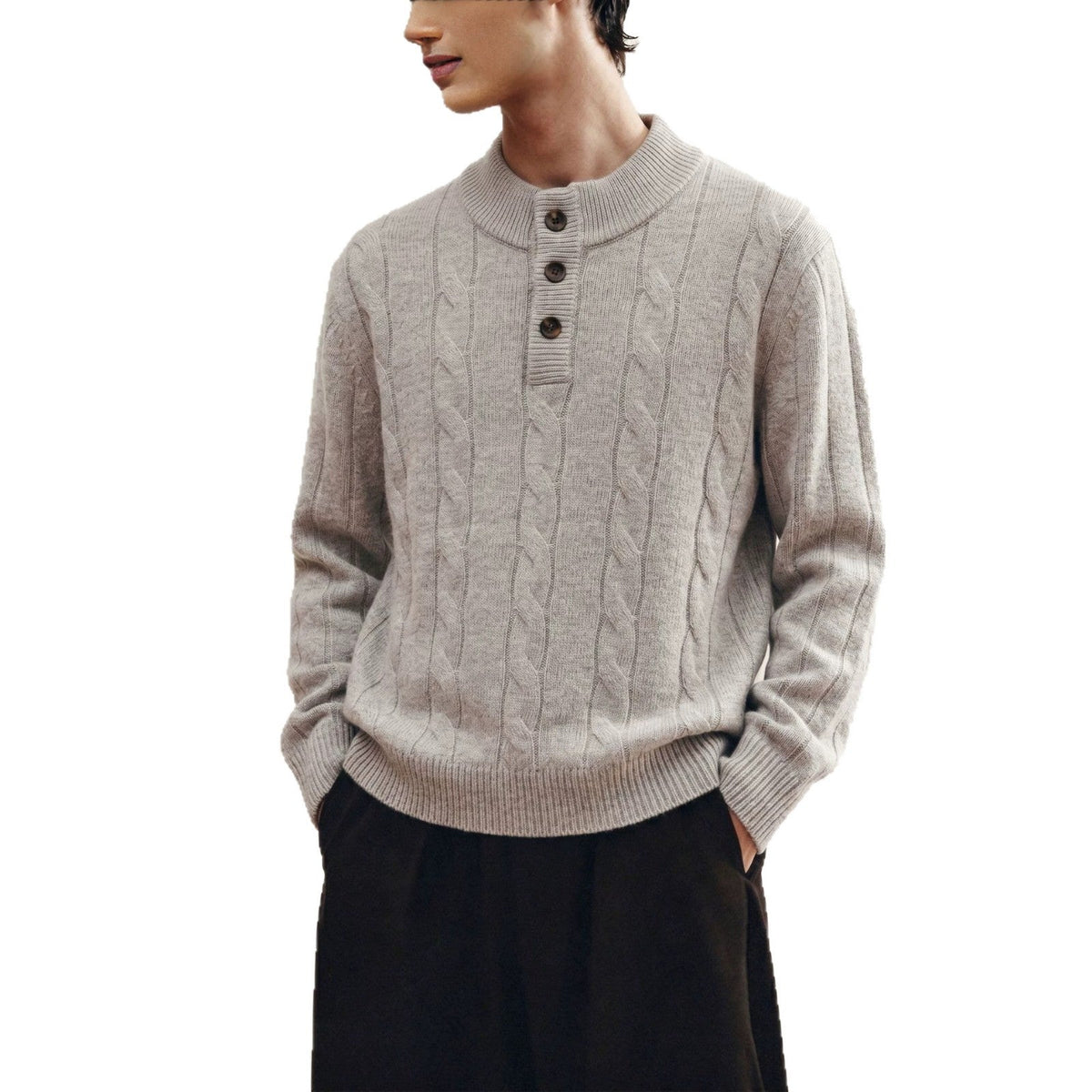 Round neck loose sweater for men - Outdoors & Sports Tinker Time