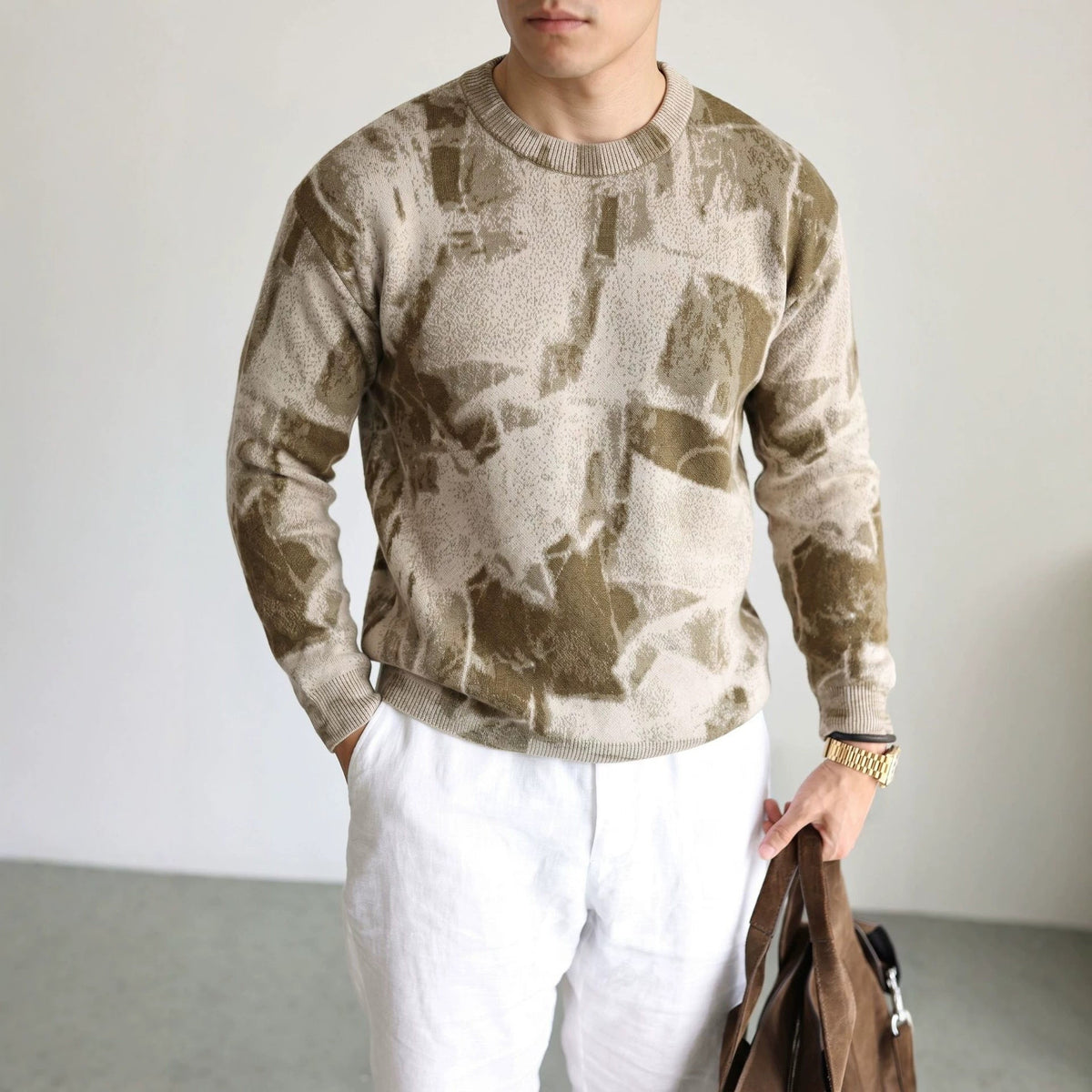 Round neck sweater for men - Outdoors & Sports Tinker Time