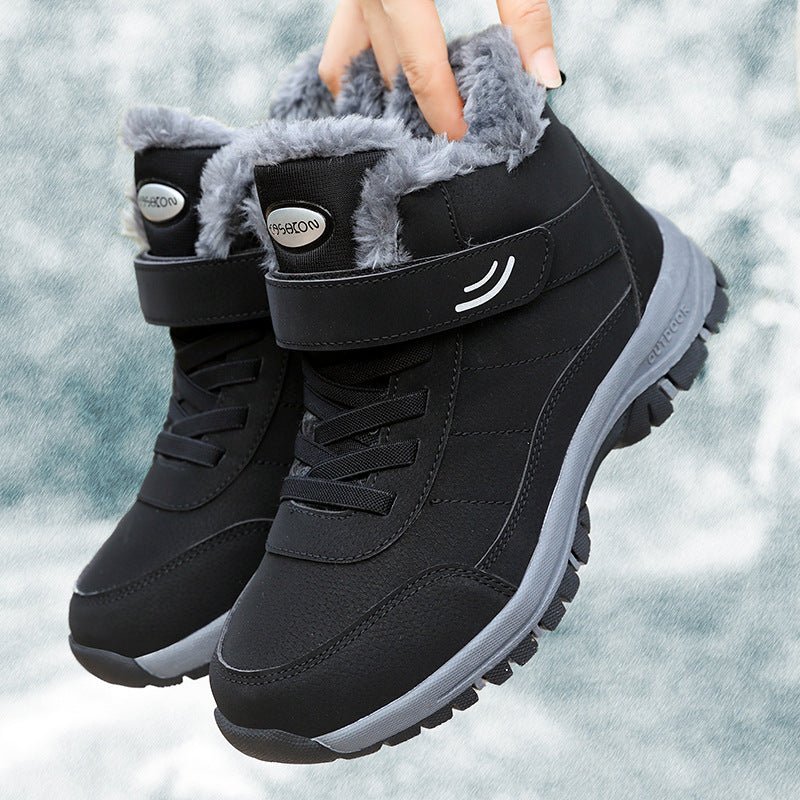 Rubber sole anti slip warm cotton shoes snow boots - Outdoors & Sports Tinker Time