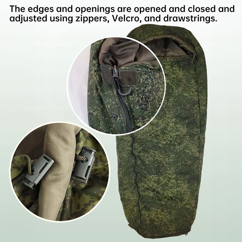 Russian military-issued 2021 new model outdoor cold-proof sleeping bag - Outdoors & Sports Tinker Time