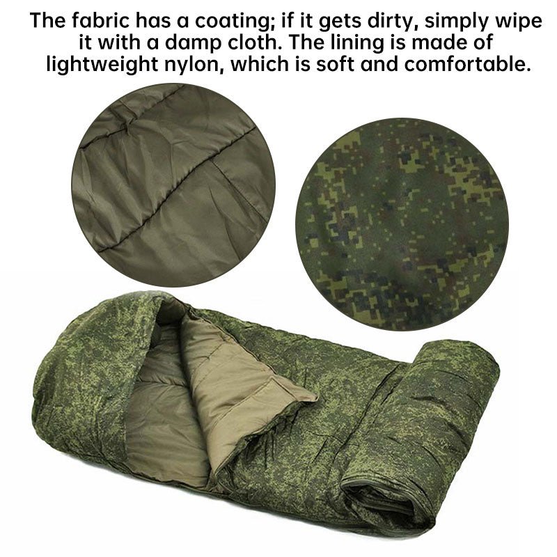 Russian military-issued 2021 new model outdoor cold-proof sleeping bag - Outdoors & Sports Tinker Time