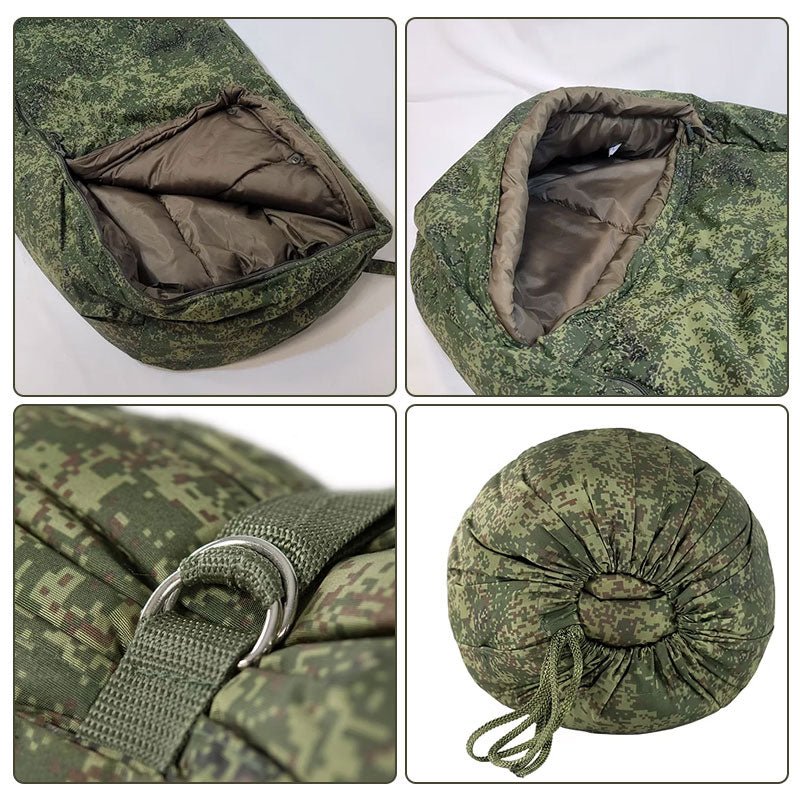 Russian military-issued 2021 new model outdoor cold-proof sleeping bag - Outdoors & Sports Tinker Time