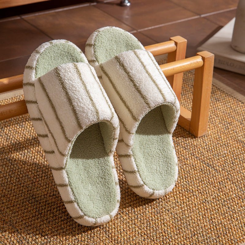 Silent opening slippers for men's home indoor soft thick bottom anti slip floor slippers - Outdoors & Sports Tinker Time