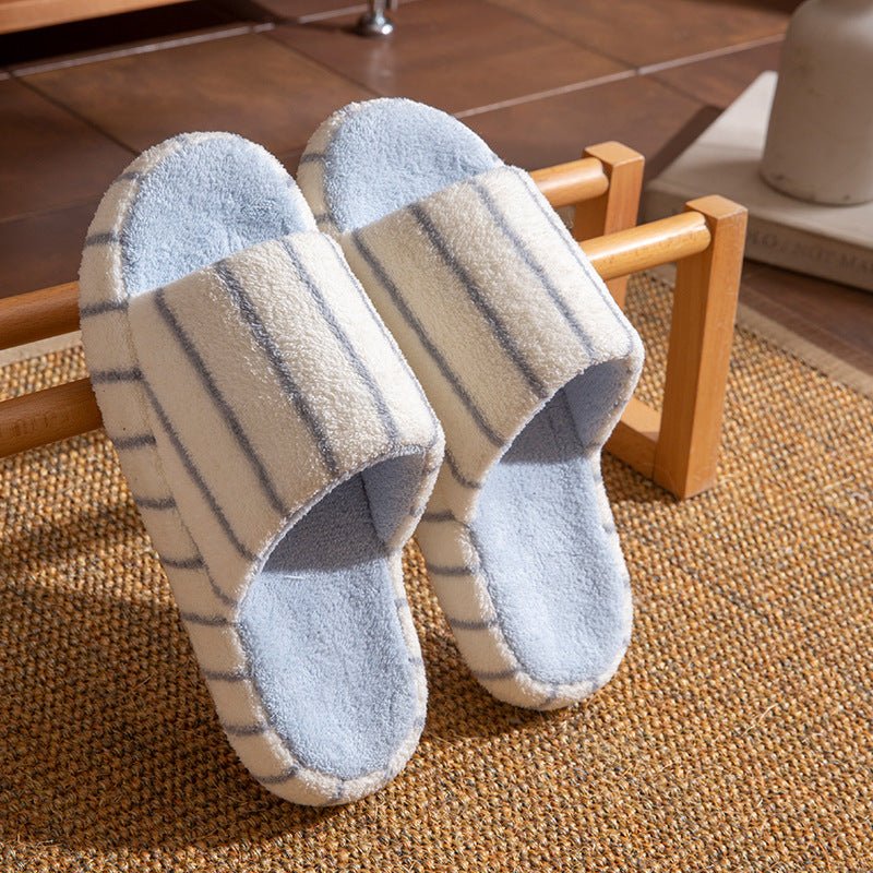 Silent opening slippers for men's home indoor soft thick bottom anti slip floor slippers - Outdoors & Sports Tinker Time