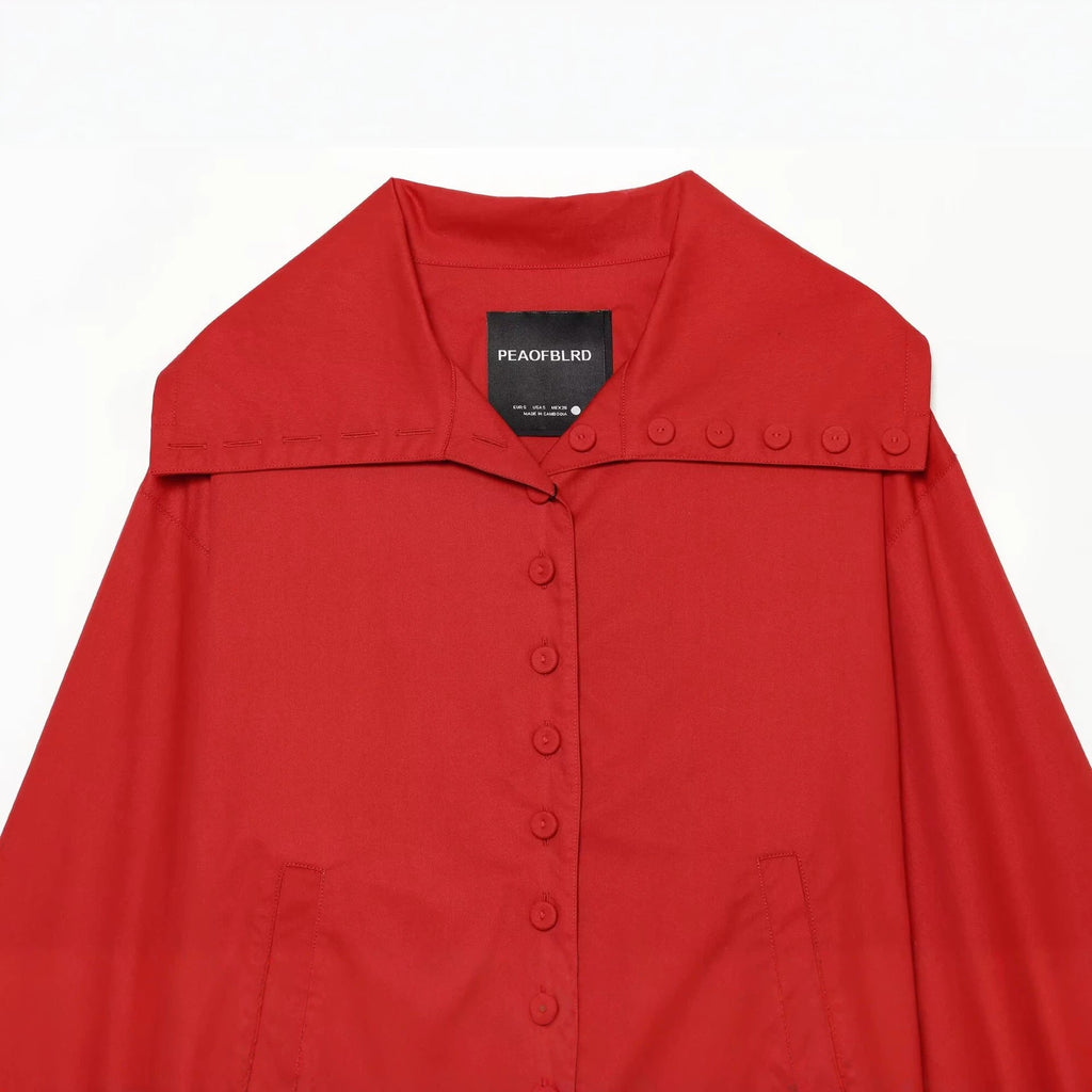 Single button long sleeved lapel jacket - Outdoors & Sports Tinker Time
