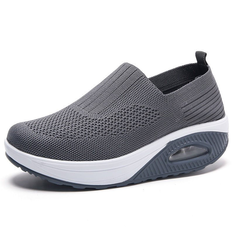 Slip-On Women's Shoes with Thick Air Flyknit Soft Sole - Outdoors & Sports Tinker Time