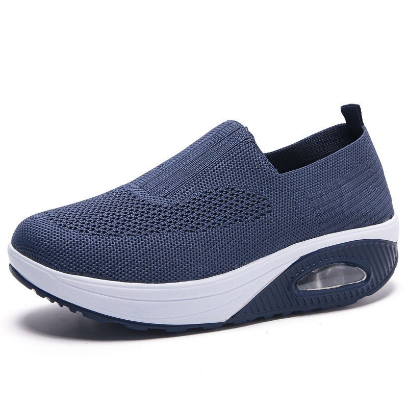 Slip-On Women's Shoes with Thick Air Flyknit Soft Sole - Outdoors & Sports Tinker Time