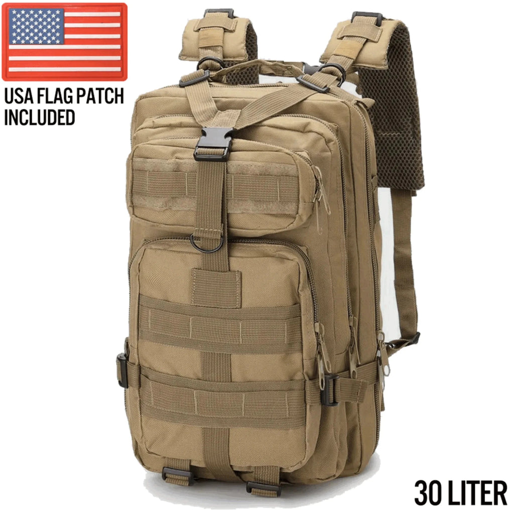 Small 30L Tactical Backpack Survival Bag - Outdoors & Sports Tinker Time