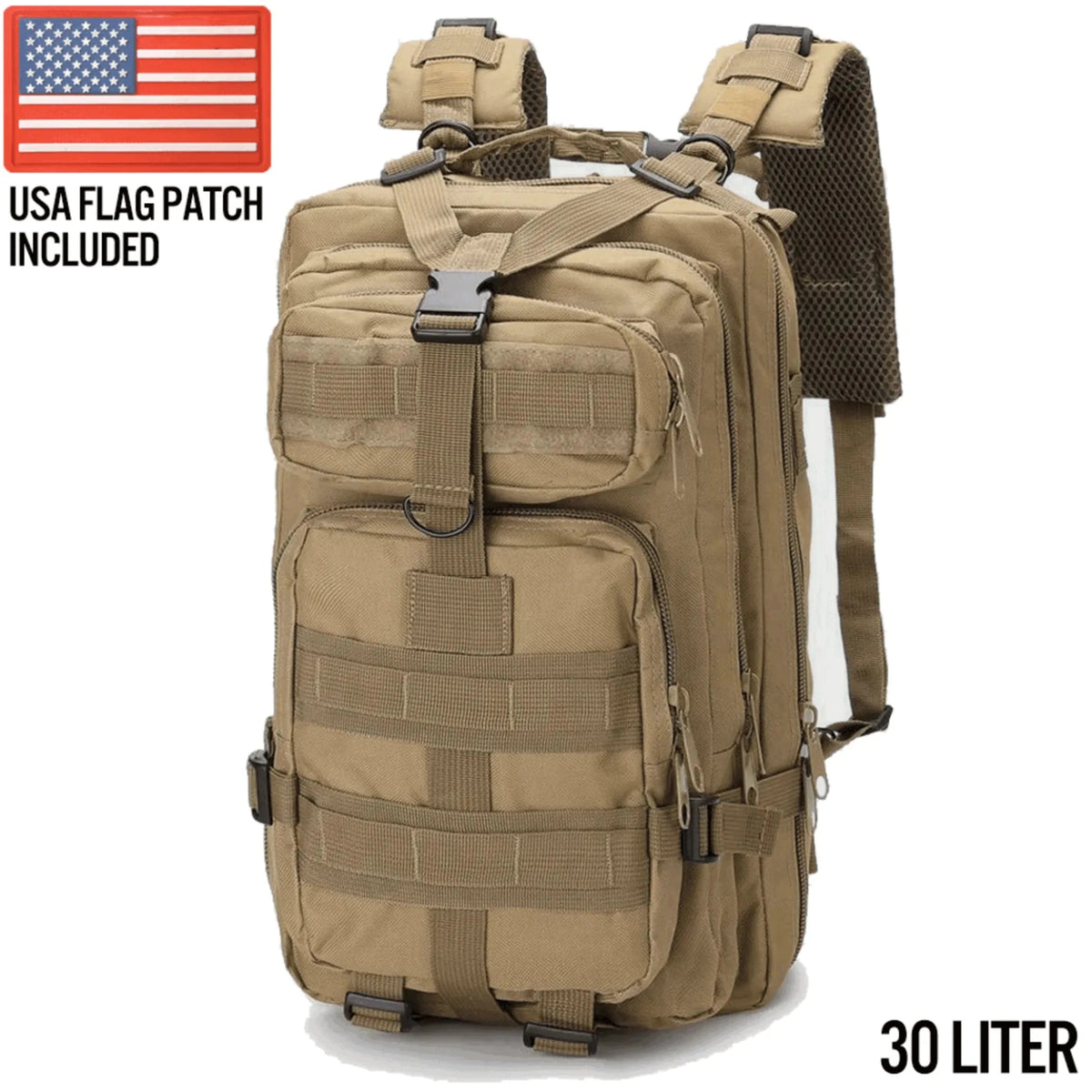 Small 30L Tactical Backpack Survival Bag - Outdoors & Sports Tinker Time