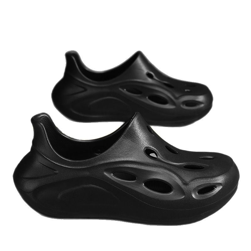 Soft soled toe hole slippers with simple breathable and comfortable fit for beach sandals - Outdoors & Sports Tinker Time