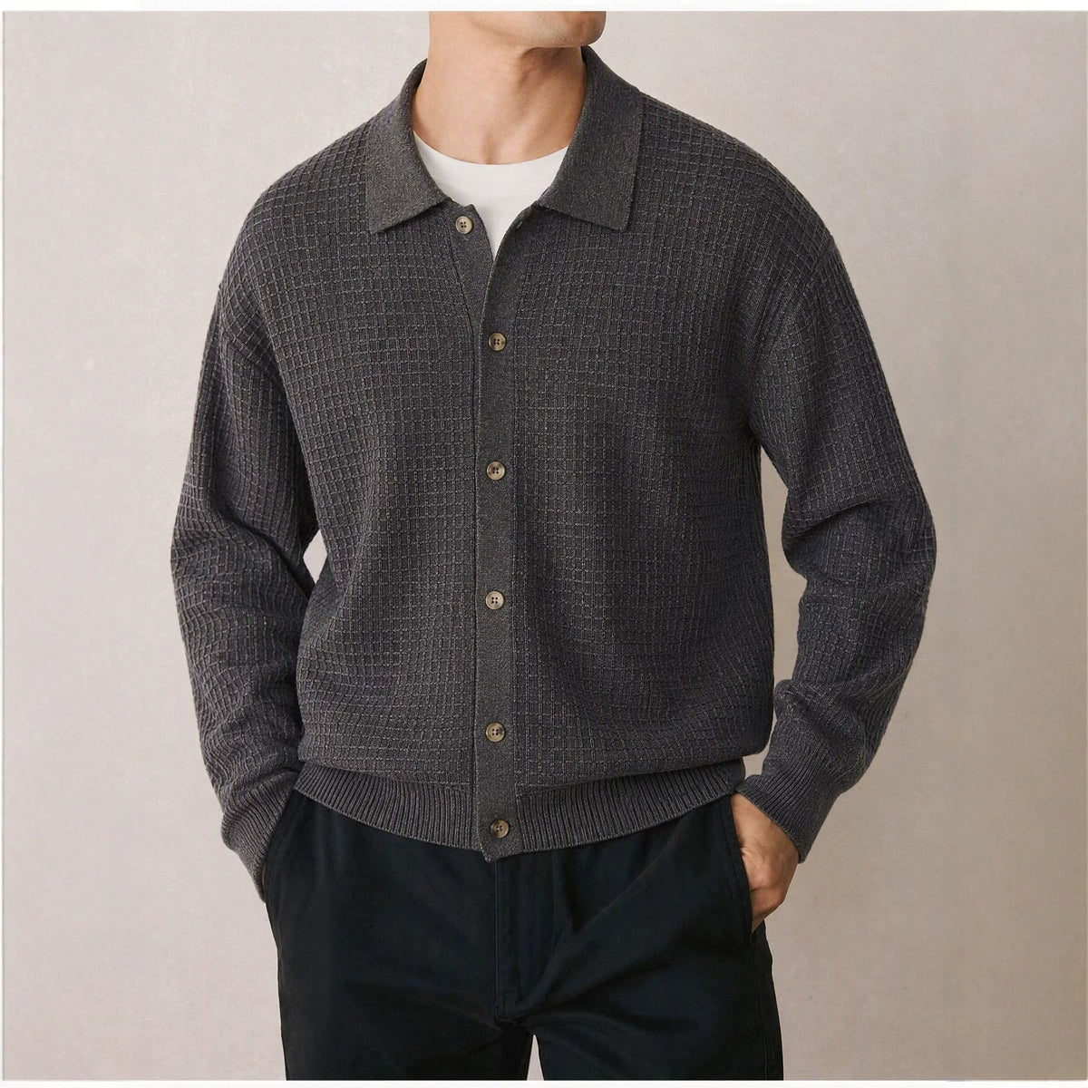 Solid color long sleeved loose sweater - Outdoors & Sports Tinker Time