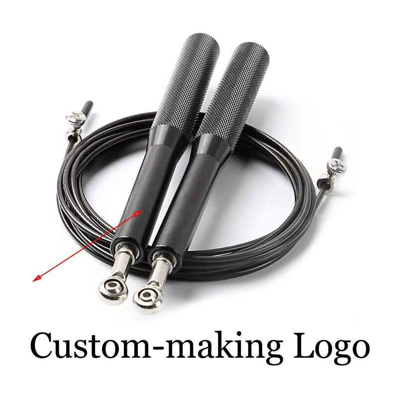 Speed Jump Rope Fitness Skipping Ropes Exercise Adjustable Workout Boxing MMA Training Crossfit Men Women Kids Gym Equipment - Outdoors & Sports Tinker Time