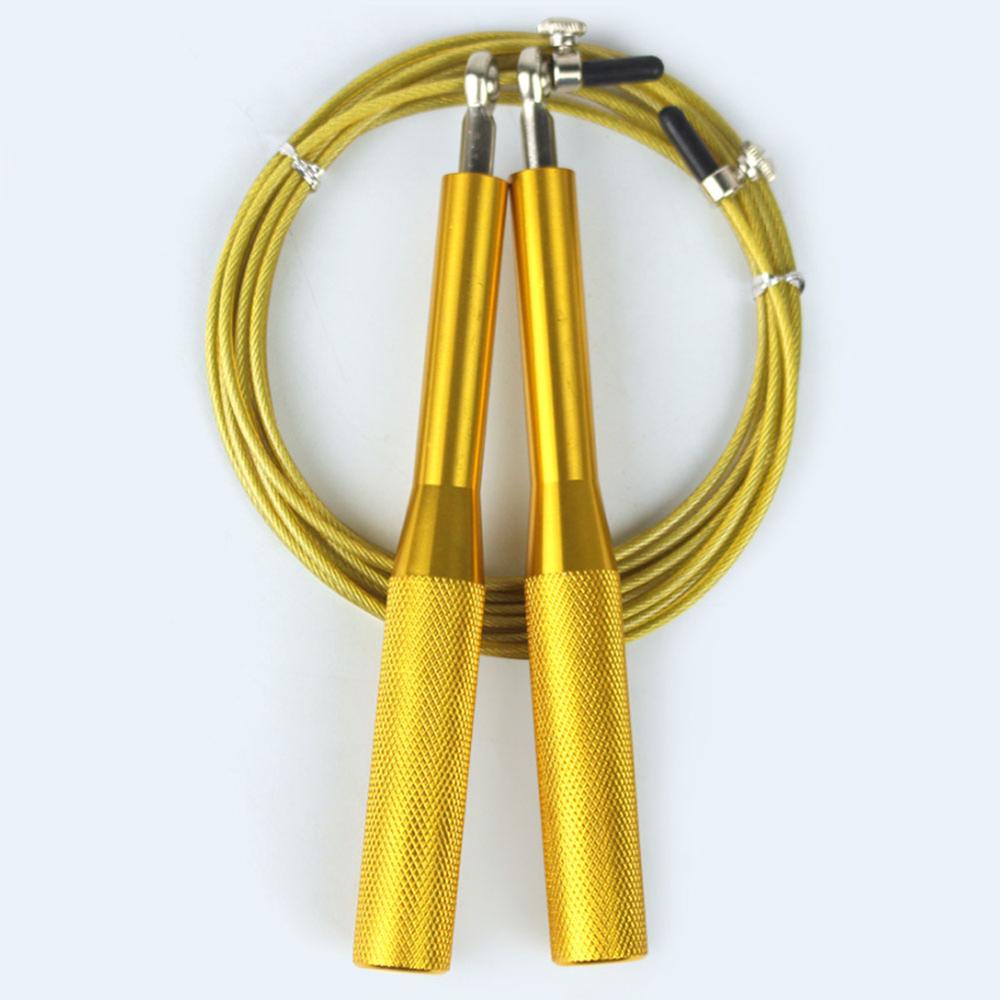 Speed Jump Rope Fitness Skipping Ropes Exercise Adjustable Workout Boxing MMA Training Crossfit Men Women Kids Gym Equipment - Outdoors & Sports Tinker Time