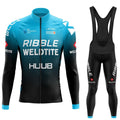 Spring And Autumn New HUUB Team Version Of The Long Sleeved Cycling Suit Suit Quick Dry Breathable Straps Bicycle Clothing - Outdoors & Sports Tinker Time