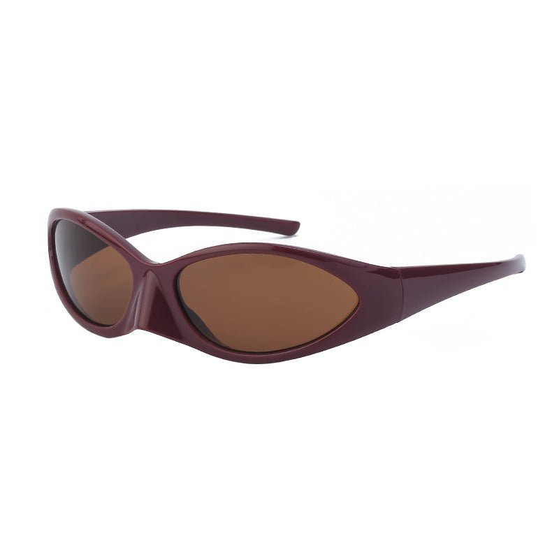 Steampunk Sunglasses Women Anti Ultraviolet Personality Small Frame Riding Sunglasses - Outdoors & Sports Tinker Time