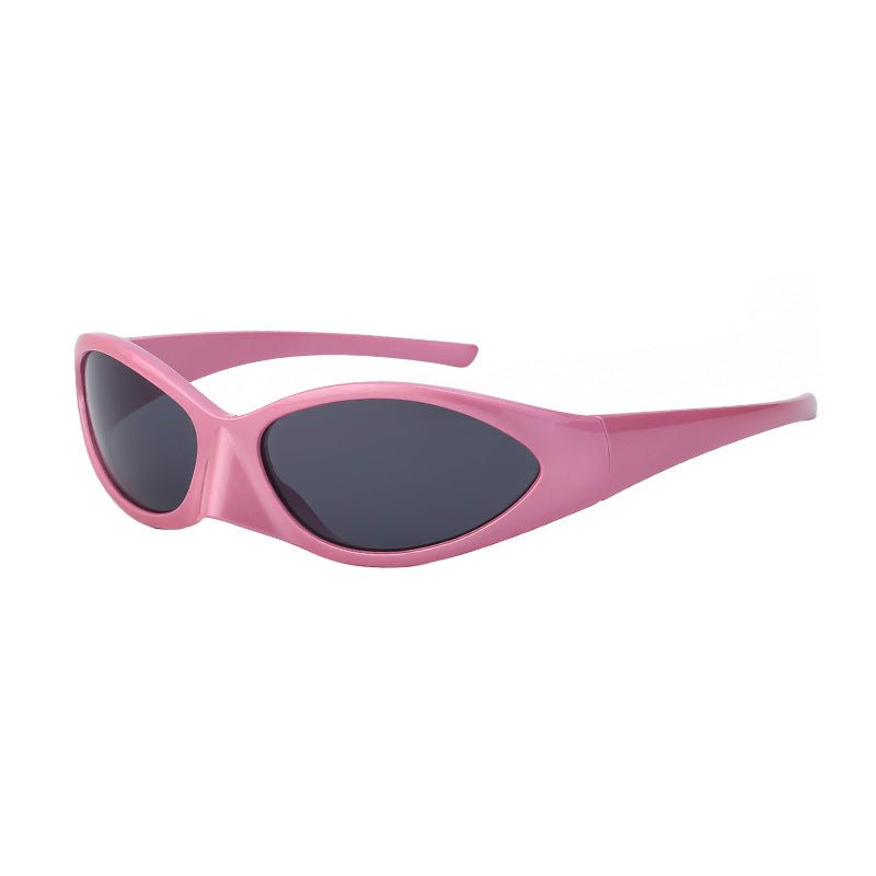 Steampunk Sunglasses Women Anti Ultraviolet Personality Small Frame Riding Sunglasses - Outdoors & Sports Tinker Time
