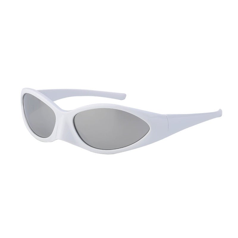 Steampunk Sunglasses Women Anti Ultraviolet Personality Small Frame Riding Sunglasses - Outdoors & Sports Tinker Time