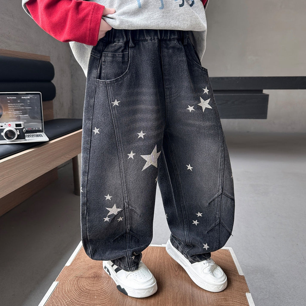 Straight Leg Denim Pants for Boys - Outdoors & Sports Tinker Time