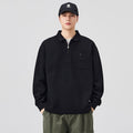 Style Long Sleeve Half Zip Collar Polo Shirt - Outdoors & Sports Tinker Time