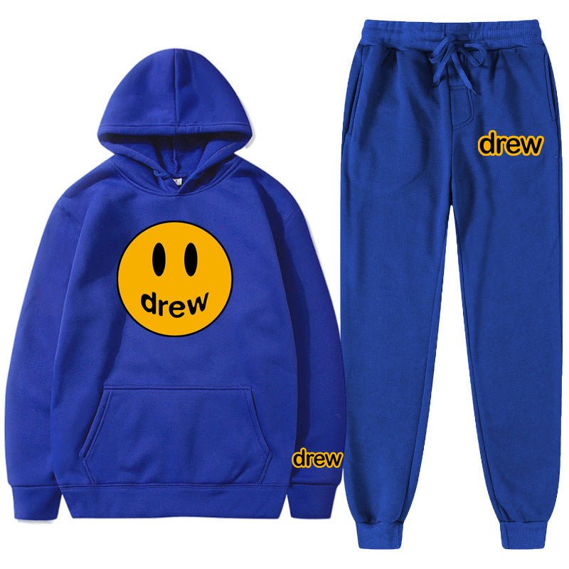 Style Unisex Long Sleeve Hooded Hoodie and Sweatpants Set - Outdoors & Sports Tinker Time