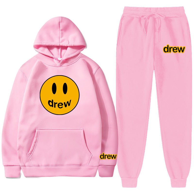 Style Unisex Long Sleeve Hooded Hoodie and Sweatpants Set - Outdoors & Sports Tinker Time