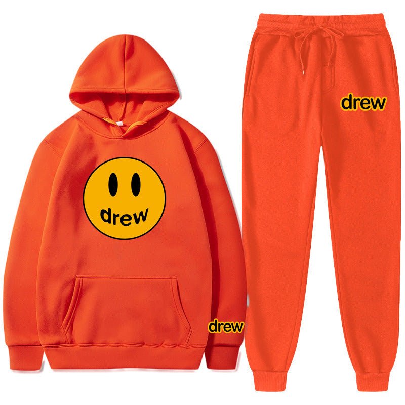 Style Unisex Long Sleeve Hooded Hoodie and Sweatpants Set - Outdoors & Sports Tinker Time