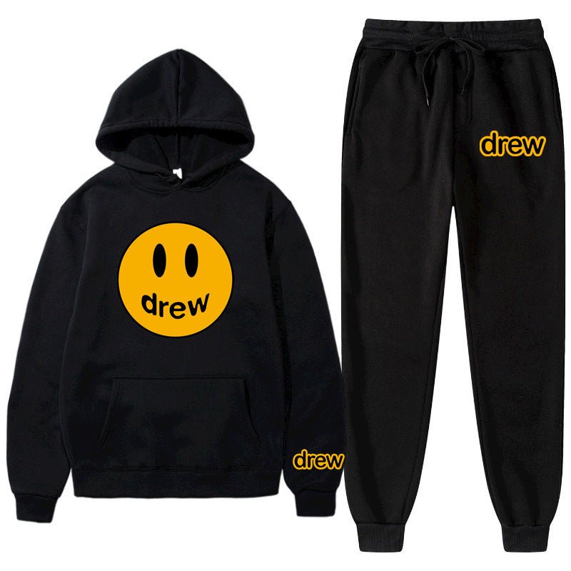 Style Unisex Long Sleeve Hooded Hoodie and Sweatpants Set - Outdoors & Sports Tinker Time