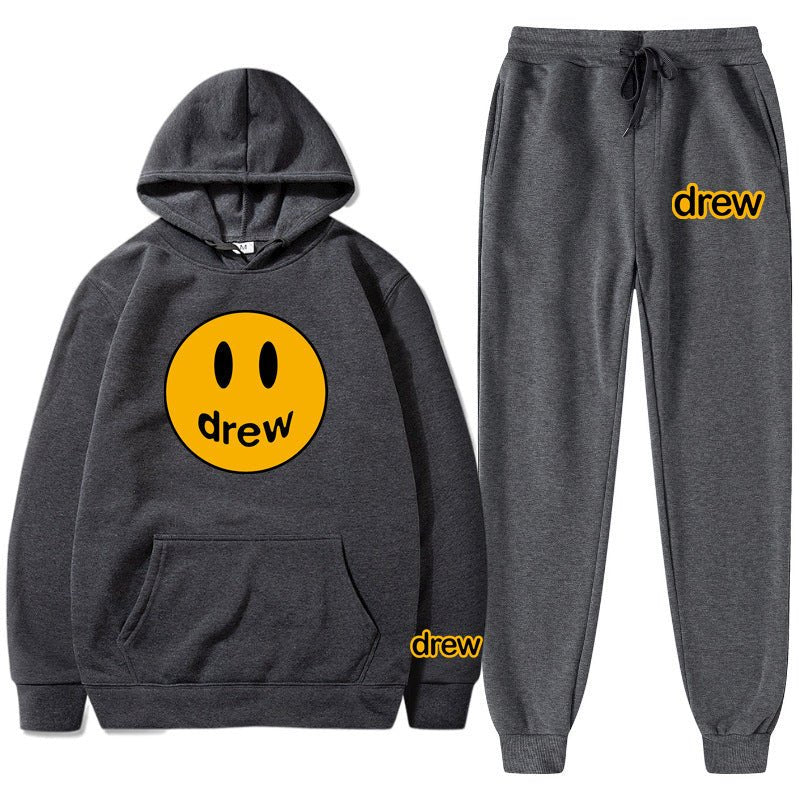 Style Unisex Long Sleeve Hooded Hoodie and Sweatpants Set - Outdoors & Sports Tinker Time