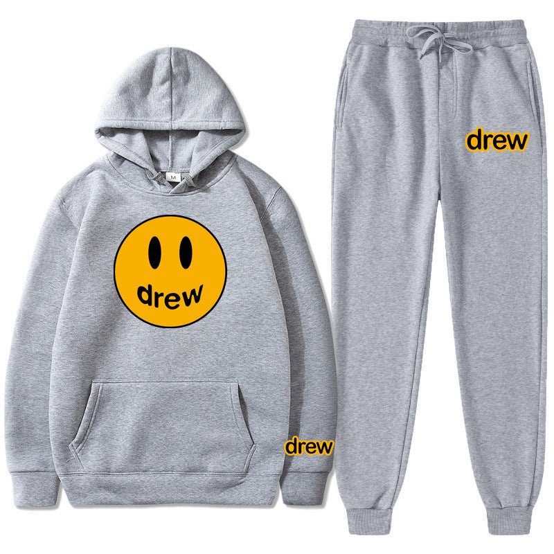 Style Unisex Long Sleeve Hooded Hoodie and Sweatpants Set - Outdoors & Sports Tinker Time