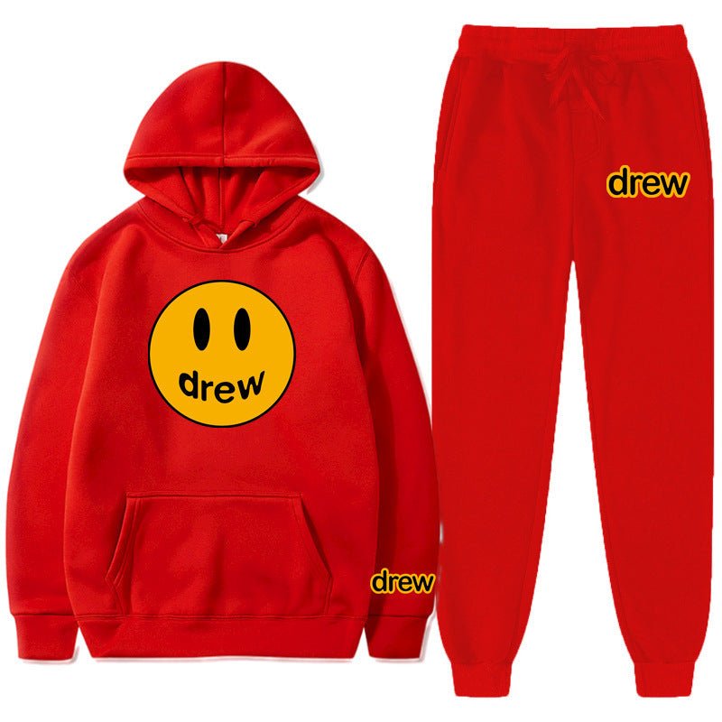Style Unisex Long Sleeve Hooded Hoodie and Sweatpants Set - Outdoors & Sports Tinker Time