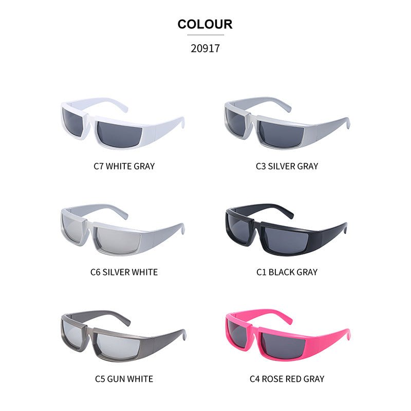 Sunglasses Men's Steam Punk Sunglasses Women's Anti Ultraviolet Personalized Riding Glasses - Outdoors & Sports Tinker Time