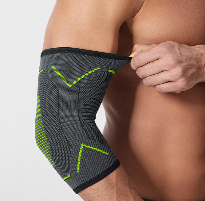 Support Breathable Fitness Elbow Guard for Cycling Basketball Tennis Sports Protection - Outdoors & Sports Tinker Time