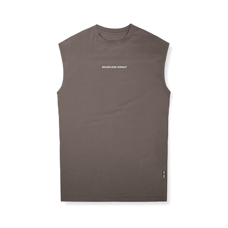 Tank Top Mens Summer Mens Printed Tank Top American Trend Loose Fitting Large Size Quick Drying Sleeveless T Shirt Camisole - Outdoors & Sports Tinker Time