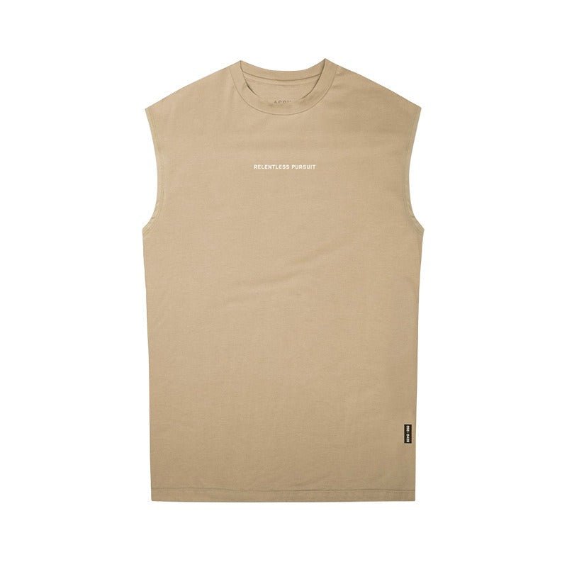 Tank Top Mens Summer Mens Printed Tank Top American Trend Loose Fitting Large Size Quick Drying Sleeveless T Shirt Camisole - Outdoors & Sports Tinker Time