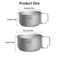 Titanium Alloy Camping Pot - Lightweight Collapsible Outdoor Cooking Pot - Outdoors & Sports Tinker Time