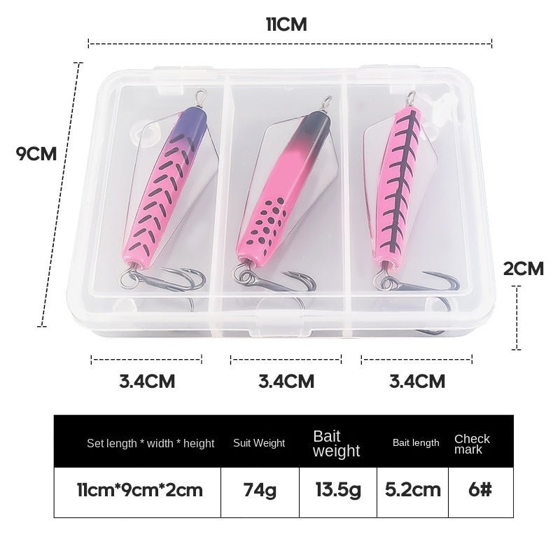 Touyu Devil Fish Vib Lure Dog Long Cast Sinking Lure Fishing Bait Trout Lure King Bug Butterfly Lure - Outdoors & Sports Tinker Time