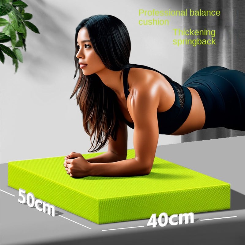tpe yoga balance mat thickened 6cm kneeling pad for plank support and ab roller fitness mat soft cushion - Outdoors & Sports Tinker Time