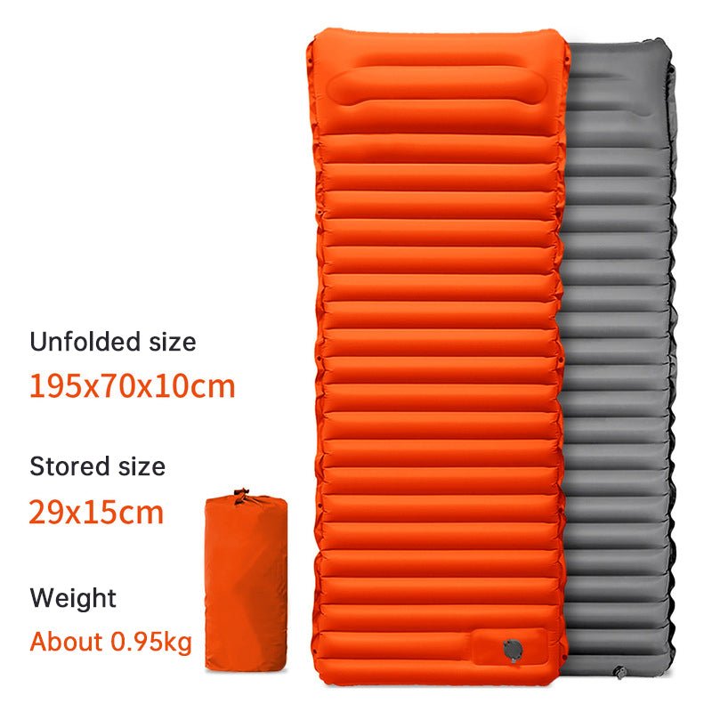 Ultralight Camping Sleeping Pad: Thicken, Self-Inflating with Built-in Pump (Outdoor/Travel) - Outdoors & Sports Tinker Time