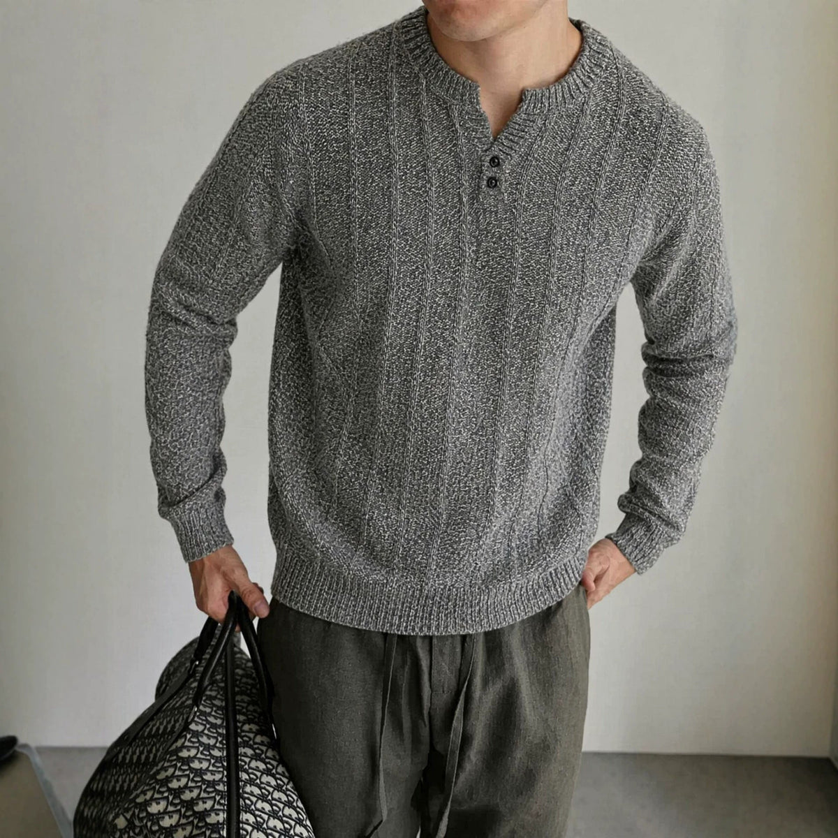 V-neck loose long sleeved sweater - Outdoors & Sports Tinker Time